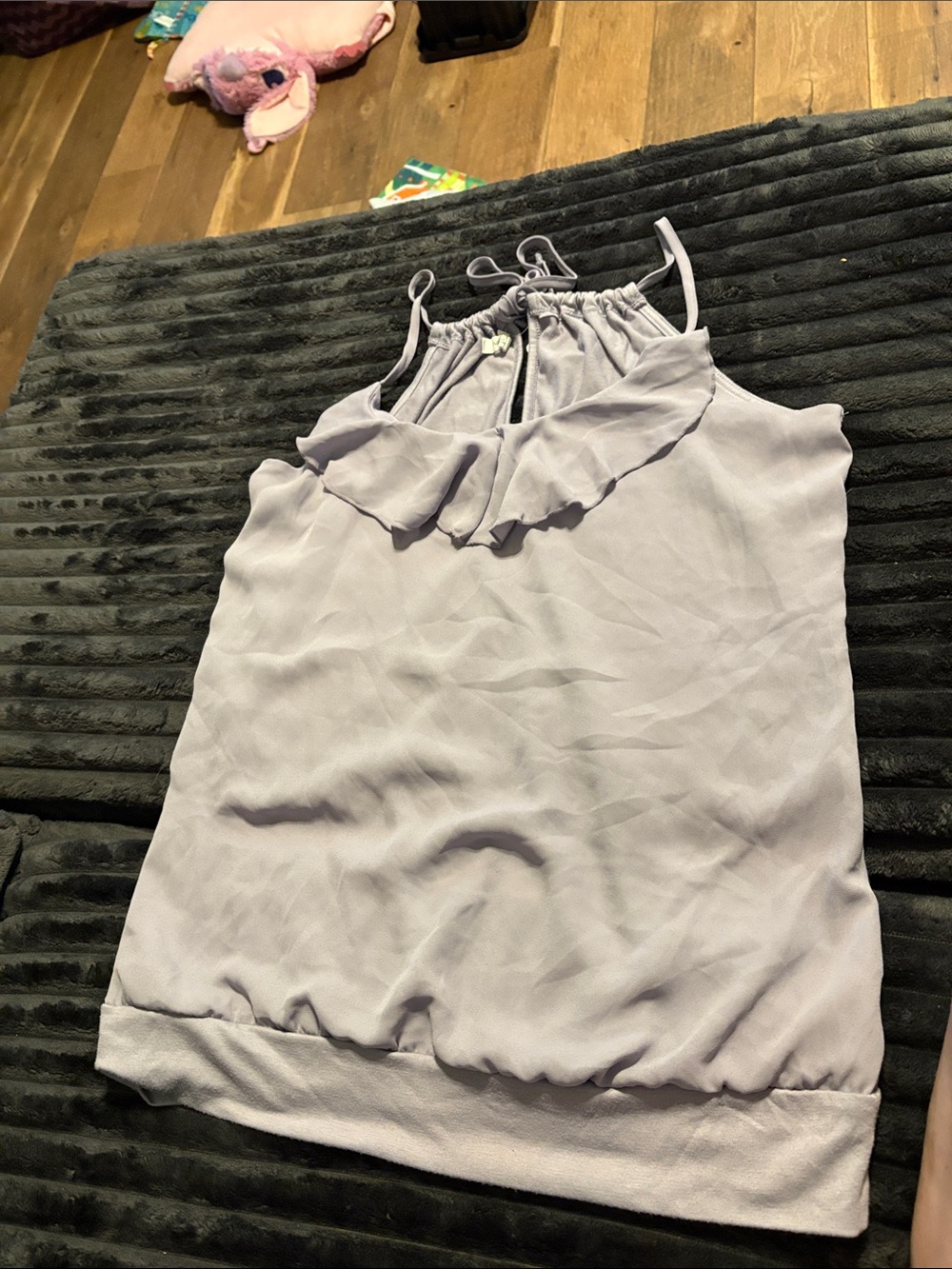 Maurices Lavender Ruffle  Tank